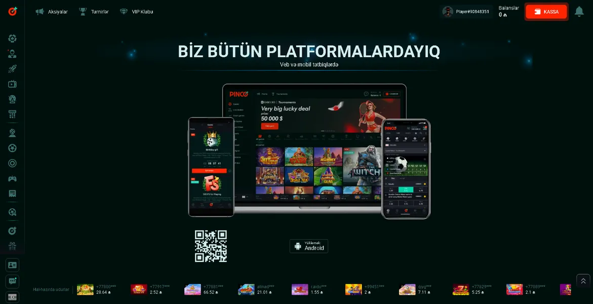 Android üçün Pinco Casino tətbiqini necə yükləmək olar: APK faylı və quraşdırma Android üçün Pinco Casino tətbiqini necə yükləmək olar